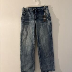 Women's Straight Leg Blue Jeans